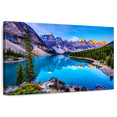 thumbnail image 1 of Elephant Stock Amazing Moraine Lake Wall Art - Horizontal Canvas Wall Art - Living Room Wall Decor - Nature Canvas - Blue And Teal Decor - 12" x 8", 1 of 8