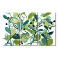 thumbnail image 1 of Elephant Stock Annamieka Wall Art - Horizontal Multi Panel Canvas - Living Room Wall Decor - Floral And Botanical Multi Panel - Teal And White Decor By Carrie Schmitt - 33" x 20", 1 of 4