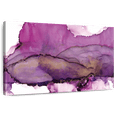 thumbnail image 1 of Elephant Stock Aquarelle Violet Wall Art - Horizontal Canvas Wall Art - Living Room Wall Decor - Abstract Canvas - Purple And White Decor By Chris Paschke - 24" x 16", 1 of 8