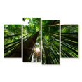 thumbnail image 1 of Elephant Stock Arashiyama Bamboo Grove Wall Art - Horizontal Multi Panel Canvas - Living Room Wall Decor - Nature Multi Panel - Gray And Beige Decor - 30" x 18", 1 of 4
