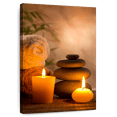 thumbnail image 1 of Elephant Stock Aromatic Spa Wall Art - Vertical Canvas Wall Art - Living Room Wall Decor - Wellness Canvas - Brown And Orange Decor - 30" x 45", 1 of 8