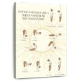 thumbnail image 1 of Elephant Stock Ashtanga Vinyasa Chart Wall Art - Vertical Canvas Wall Art - Living Room Wall Decor - Wellness Canvas - Beige And Yellow Decor - 8" x 12", 1 of 8