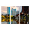 thumbnail image 1 of Elephant Stock Austin Urban Cityscape Wall Art - Horizontal Multi Panel Canvas - Living Room Wall Decor - City Multi Panel - Orange And Brown Decor - 74" x 48", 1 of 4