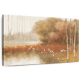 thumbnail image 1 of Elephant Stock Autumn Midst Wall Art - Horizontal Canvas Wall Art - Living Room Wall Decor - Abstract Canvas - Brown And Beige Decor By Julia Purinton - 39" x 26", 1 of 8