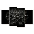 thumbnail image 1 of Elephant Stock Backyard Flowers Bw Iii Wall Art - Horizontal Multi Panel Canvas - Living Room Wall Decor - Floral And Botanical Multi Panel - Black And Gray Decor By Brian Carson - 43" x 27", 1 of 4
