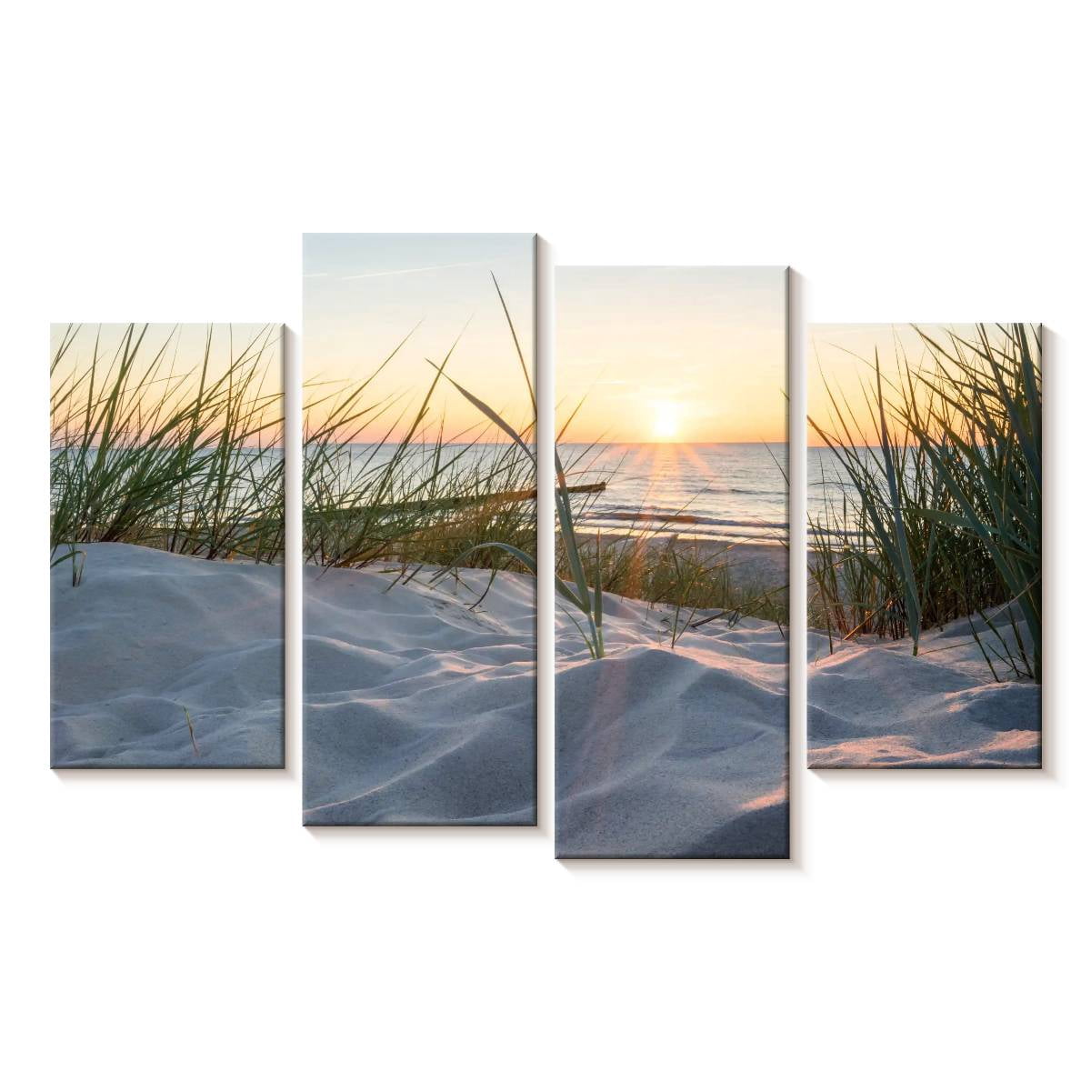 Elephant Stock Baltic Sea Beach Wall Art - Horizontal Multi Panel ...