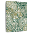 thumbnail image 1 of Elephant Stock Banana Leaf Lines Wall Art - Vertical Canvas Wall Art - Living Room Wall Decor - Floral And Botanical Canvas - Green And White Decor - 8" x 12", 1 of 8