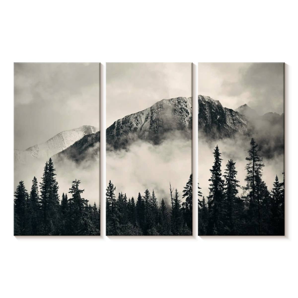 Elephant Stock Banff Park Mountain Scene Wall Art - Horizontal Multi ...