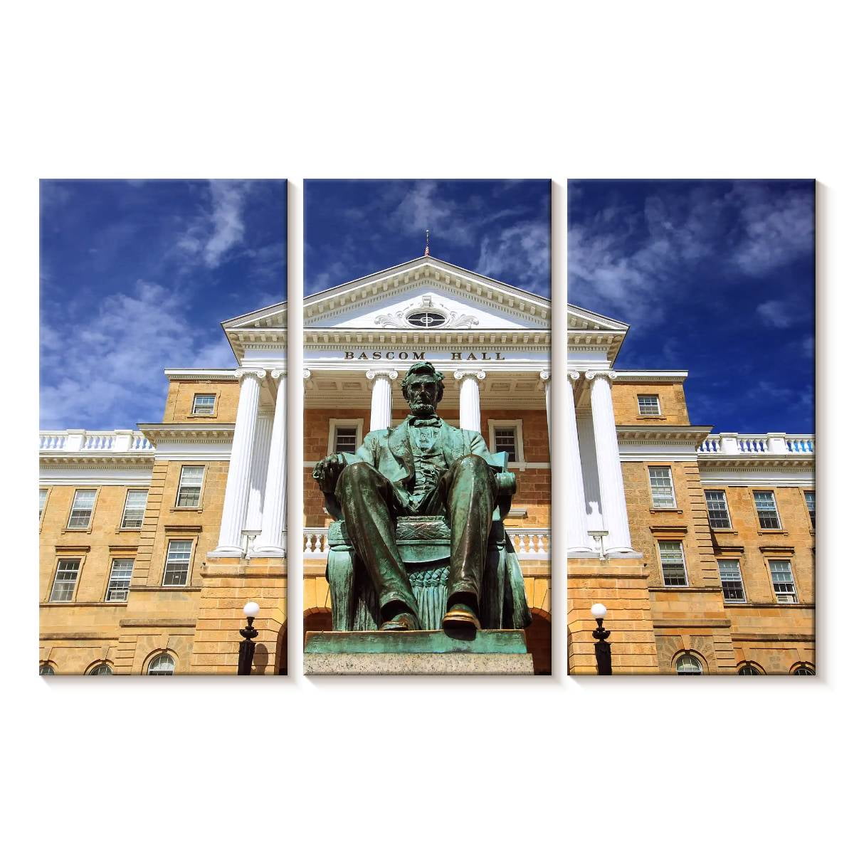 Elephant Stock Bascom Hall Lincoln Statue Wall Art - Horizontal Multi ...
