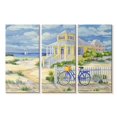 thumbnail image 1 of Elephant Stock Beach Cruiser Ii Wall Art - Horizontal Multi Panel Canvas - Dining Room Wall Decor - Beach Multi Panel - Beige And Green Decor By Paul Brent - 74" x 48", 1 of 4