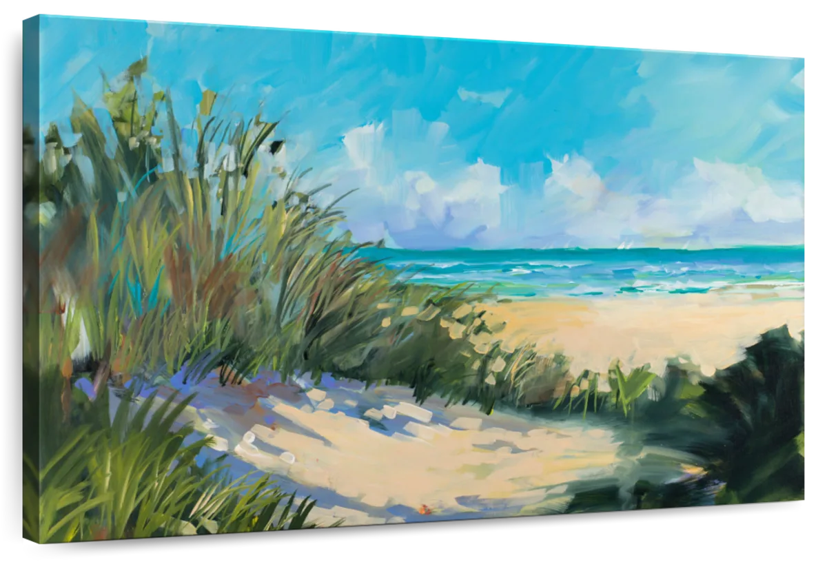 Elephant Stock Beach Dunes Wall Art - Horizontal Canvas Wall Art ...