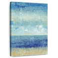 thumbnail image 1 of Elephant Stock Beach Horizon Ii Wall Art - Vertical Canvas Wall Art - Living Room Wall Decor - Abstract Canvas - Blue And Orange Decor By Tim O'toole - 8" x 12", 1 of 8