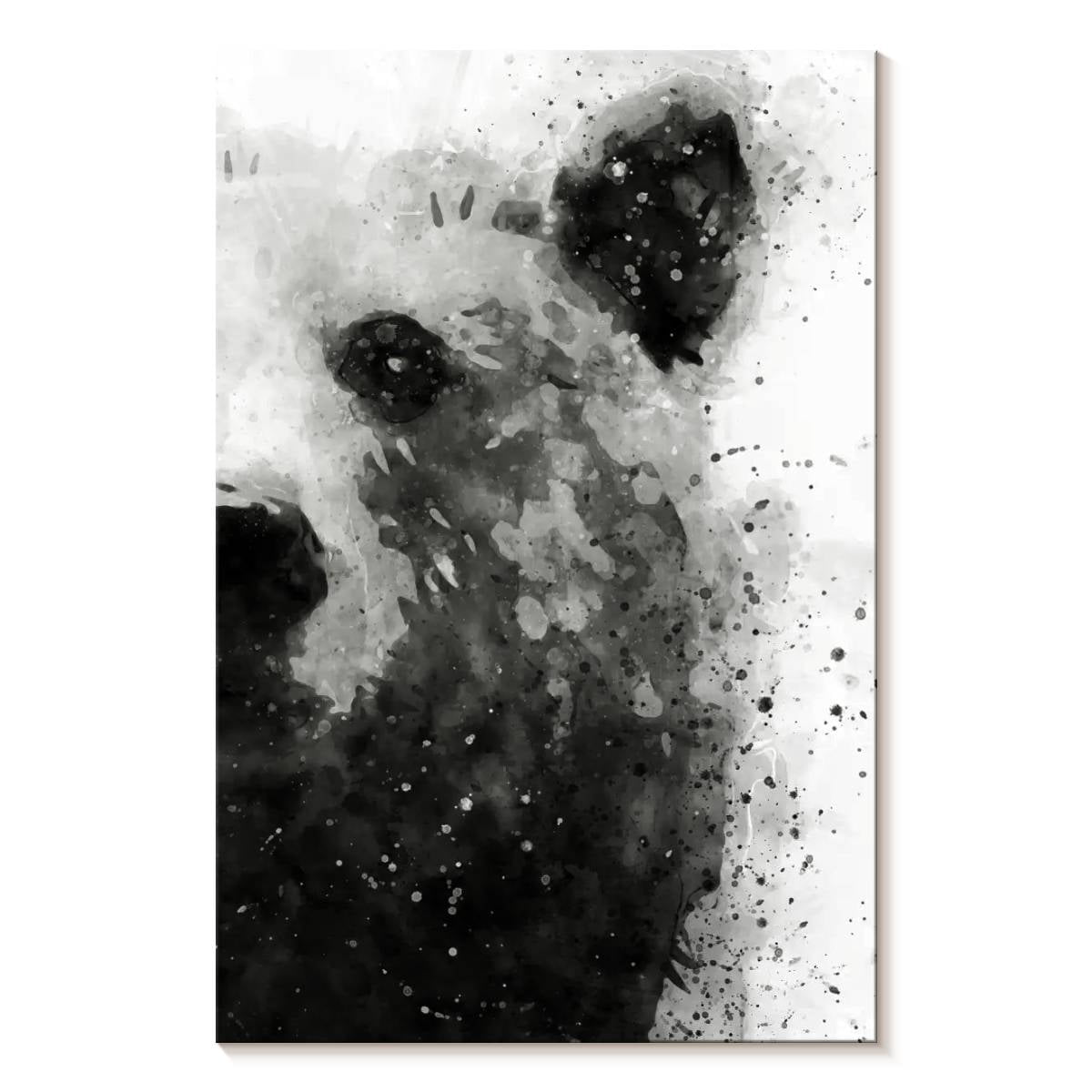 Elephant Stock Bear At Attention Wall Art - Vertical Canvas Wall Art ...