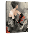 thumbnail image 1 of Elephant Stock Beautiful Gaze I Neutral Wall Art - Vertical Canvas Wall Art - Hallway Wall Decor - People Canvas - Red And Gray Decor By Albena Hristova - 26" x 39", 1 of 8