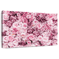 thumbnail image 1 of Elephant Stock Bed Of Pink Roses Wall Art - Horizontal Canvas Wall Art - Living Room Wall Decor - Floral And Botanical Canvas - Pink And Purple Decor - 12" x 8", 1 of 8