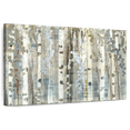 thumbnail image 1 of Elephant Stock Birch Wood Meadow Wall Art - Horizontal Canvas Wall Art - Living Room Wall Decor - Abstract Canvas - Beige And White Decor By Susan Jill - 36" x 24", 1 of 8