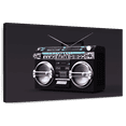 thumbnail image 1 of Elephant Stock Black Boombox Wall Art - Horizontal Canvas Wall Art - Living Room Wall Decor - Music Canvas - Black And White Decor - 36" x 24", 1 of 8
