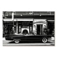 thumbnail image 1 of Elephant Stock Black Cadillac Wall Art - Horizontal Canvas Wall Art - Living Room Wall Decor - Transportation Canvas - Black And White Decor By Philippe Hugonnard - 36" x 24", 1 of 4
