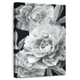 thumbnail image 1 of Elephant Stock Black And White Peonies Wall Art - Vertical Canvas Wall Art - Living Room Wall Decor - Floral And Botanical Canvas - Gray And Black Decor By Heidi Kuntz - 32" x 48", 1 of 8