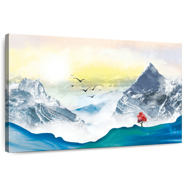 Elephant Stock Colorful Abalone World Map Wall Art - Horizontal Canvas ...