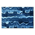 thumbnail image 1 of Elephant Stock Blue Abstract Tie Dye Wall Art - Horizontal Canvas Wall Art - Living Room Wall Decor - Abstract Canvas - Blue And White Decor - 45" x 30", 1 of 4