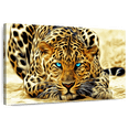thumbnail image 1 of Elephant Stock Blue Eyed Jaguar Wall Art - Horizontal Canvas Wall Art - Living Room Wall Decor - Animal Canvas - Black And Brown Decor - 48" x 32", 1 of 8