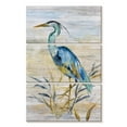 thumbnail image 1 of Elephant Stock Blue Heron Ii Wall Art - Vertical Multi Panel Canvas - Living Room Wall Decor - Animal Multi Panel - Gray And Beige Decor By Nan - 42" x 65", 1 of 4