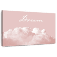 thumbnail image 1 of Elephant Stock Blush Pink Dream Wall Art - Horizontal Canvas Wall Art - Living Room Wall Decor - Inspirational And Typography Canvas - Pink And White Decor By Urban Epiphany - 36" x 24", 1 of 8