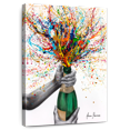 thumbnail image 1 of Elephant Stock Bottle Of Nostalgia Wall Art - Vertical Canvas Wall Art - Living Room Wall Decor - Food And Drink Canvas - Gray And Green Decor By Ashvin Harrison - 32" x 48", 1 of 8