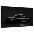 thumbnail image 1 of Elephant Stock Brand New Black Car Wall Art - Horizontal Canvas Wall Art - Living Room Wall Decor - Transportation Canvas - Black And Gray Decor - 24" x 16", 1 of 8