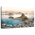 thumbnail image 1 of Elephant Stock Breathtaking Rio Coast Wall Art - Horizontal Canvas Wall Art - Living Room Wall Decor - Places Canvas - Teal And White Decor - 12" x 8", 1 of 8