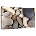thumbnail image 1 of Elephant Stock Brown Pebbles Wall Art - Horizontal Canvas Wall Art - Bathroom Wall Decor - Wellness Canvas - Brown And Beige Decor By Photoinc Studio - 12" x 8", 1 of 8