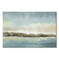 thumbnail image 1 of Elephant Stock Calm Horizon Wall Art - Horizontal Canvas Wall Art - Living Room Wall Decor - Abstract Canvas - Blue And Beige Decor By Tita Quintero - 12" x 8", 1 of 4