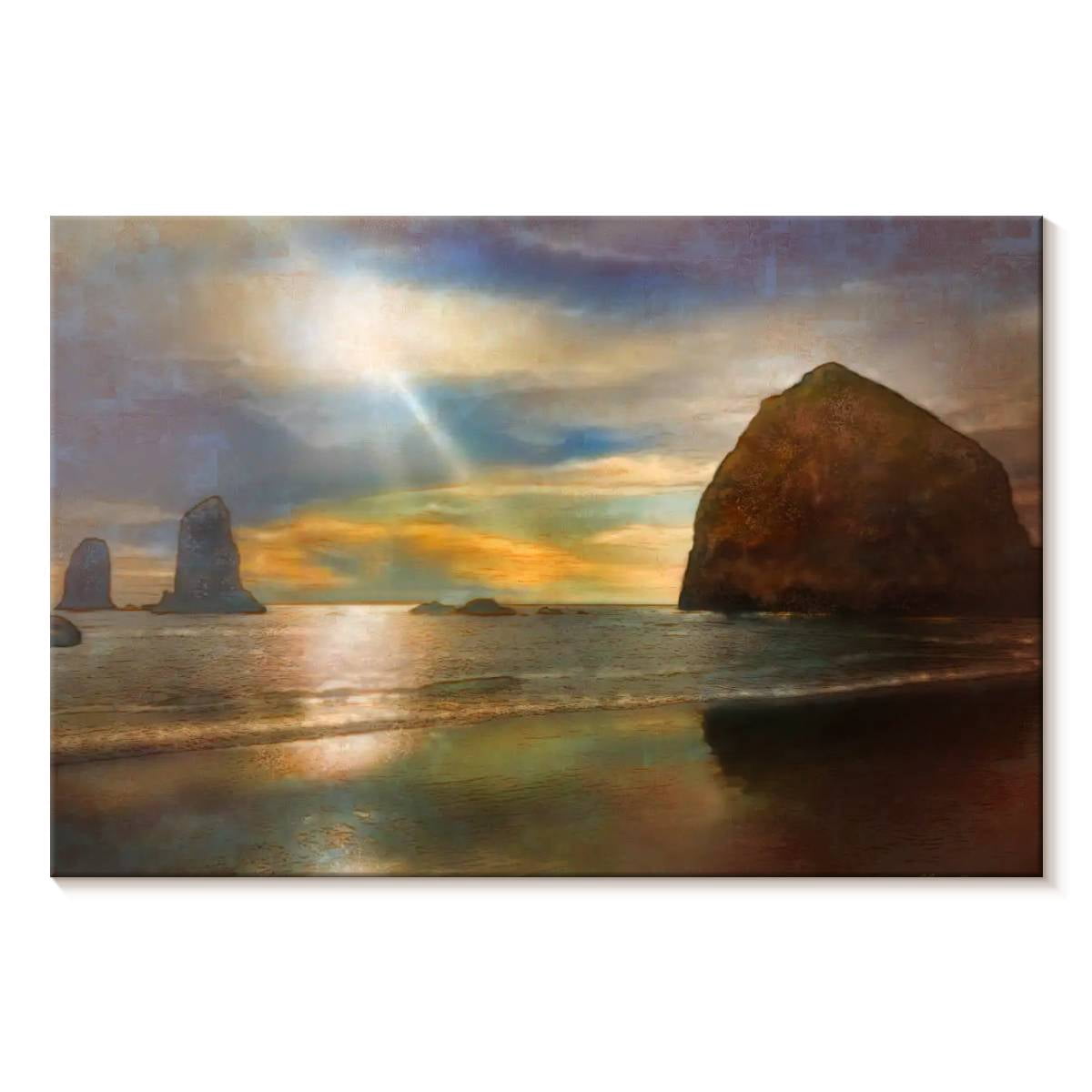 Elephant Stock Cannon Wall Art - Horizontal Canvas Wall Art - Living ...