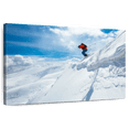 thumbnail image 1 of Elephant Stock Carpathian Mountains Skiing Wall Art - Horizontal Canvas Wall Art - Living Room Wall Decor - Sports Canvas - Red And Blue Decor - 12" x 8", 1 of 8