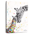 thumbnail image 1 of Elephant Stock Celebration Of Love Wall Art - Vertical Canvas Wall Art - Kids Room Wall Decor - Animal Canvas - White And Gray Decor By Ashvin Harrison - 24" x 36", 1 of 8