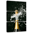 thumbnail image 1 of Elephant Stock Champagne Bottle Wall Art - Vertical Multi Panel Canvas - Dining Room Wall Decor - Food And Drink Multi Panel - Black And Gold Decor - 20" x 32", 1 of 8