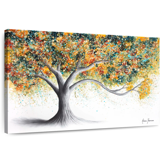 Elephant Stock Chili Pepper Tree Wall Art - Horizontal Canvas Wall Art - Living Room Wall Decor - Floral And Botanical Canvas - White And Gray Decor By Ashvin Harrison - 12" x 8"