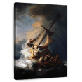 thumbnail image 1 of Elephant Stock Christ In The Storm On The Sea Of Galilee Wall Art - Vertical Canvas Wall Art - Living Room Wall Decor - Nautical Canvas - Brown And Blue Decor By Rembrandt - 26" x 39", 1 of 8