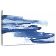 thumbnail image 1 of Elephant Stock Classic Blue Wall Art - Horizontal Canvas Wall Art - Living Room Wall Decor - Abstract Canvas - Blue And White Decor By Chris Paschke - 12" x 8", 1 of 8