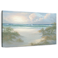 thumbnail image 1 of Elephant Stock Coastal Beach Wall Art - Horizontal Canvas Wall Art - Living Room Wall Decor - Beach Canvas - Blue And Teal Decor By Georgia Janisse - 36" x 24", 1 of 8