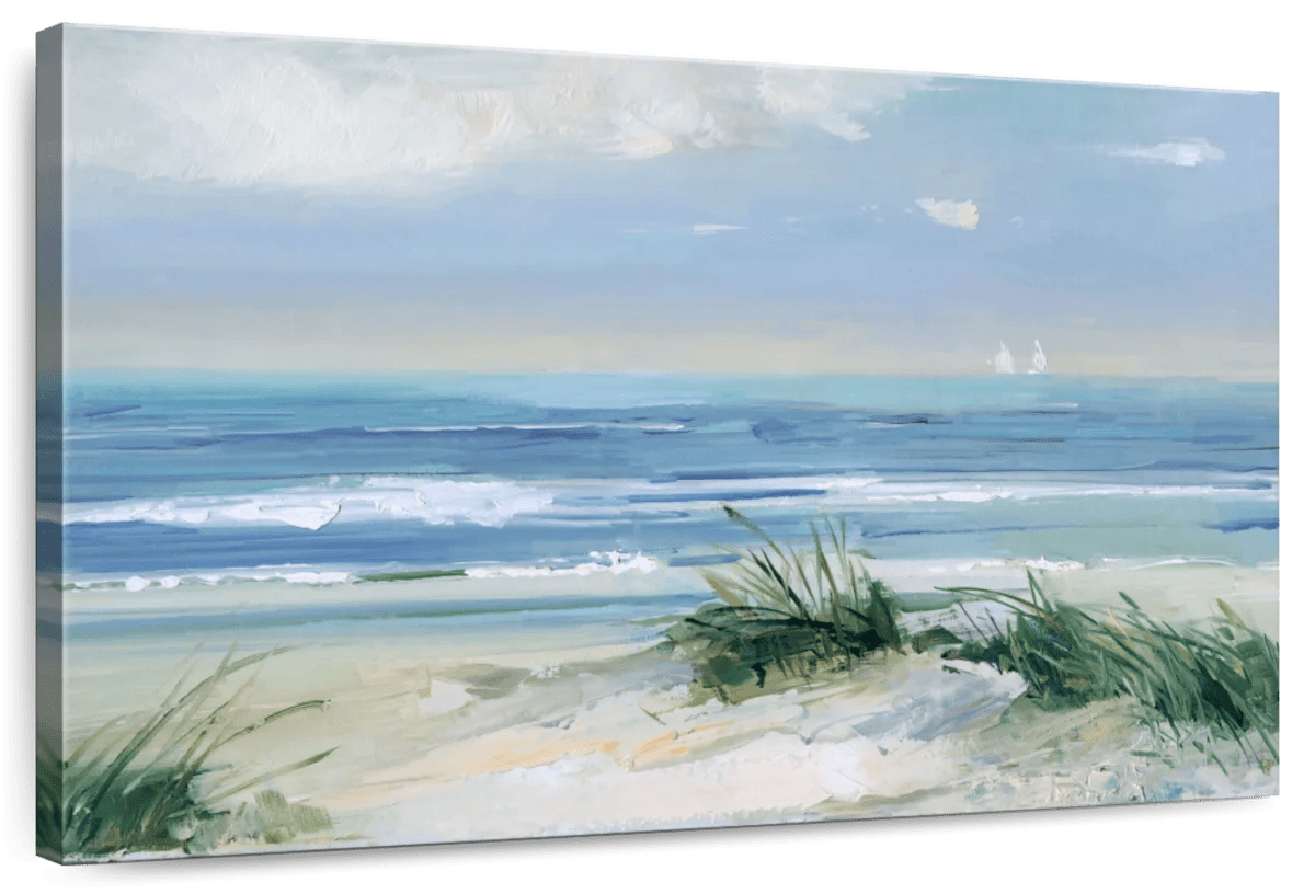 Elephant Stock Coastal Breezes Wall Art - Horizontal Canvas Wall Art ...