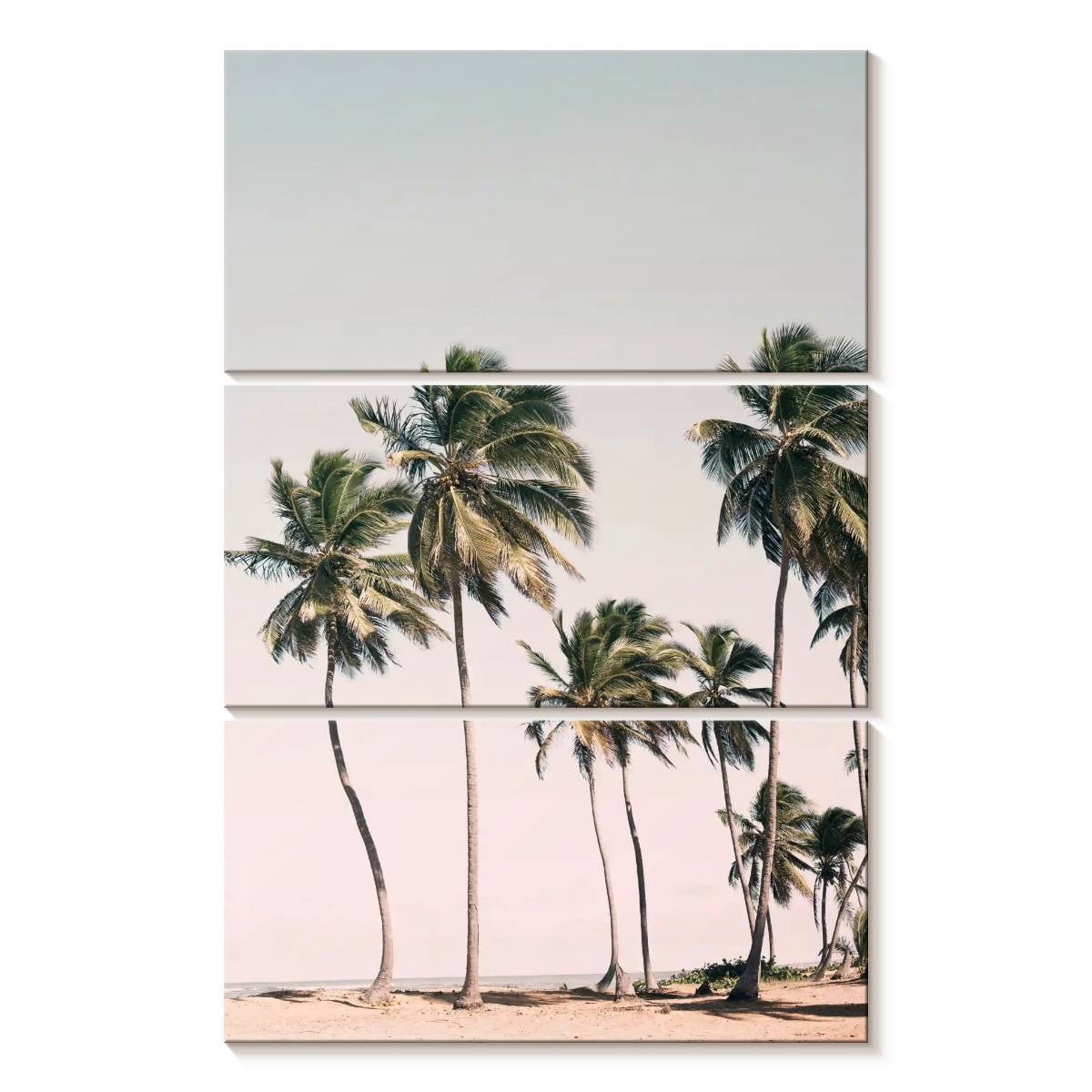 Elephant Stock Coastal Tropical Paradise Wall Art - Vertical Multi ...