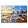 thumbnail image 1 of Elephant Stock Coastal Ursa Beach Wall Art - Horizontal Canvas Wall Art - Living Room Wall Decor - Beach Canvas - Brown And Gray Decor - 51" x 34", 1 of 4
