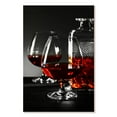 thumbnail image 1 of Elephant Stock Cognac Drinks Wall Art - Vertical Canvas Wall Art - Living Room Wall Decor - Food And Drink Canvas - Black And Red Decor - 26" x 39", 1 of 4