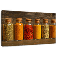 thumbnail image 1 of Elephant Stock Cooking Spices Wall Art - Horizontal Canvas Wall Art - Dining Room Wall Decor - Food And Drink Canvas - Orange And Brown Decor - 39" x 26", 1 of 8
