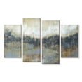 thumbnail image 1 of Elephant Stock Cool Grey Horizon I Wall Art - Horizontal Multi Panel Canvas - Living Room Wall Decor - Abstract Multi Panel - Blue And White Decor By Jennifer Goldberger - 24" x 14", 1 of 4