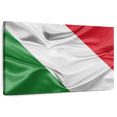 thumbnail image 1 of Elephant Stock Creased Italian Flag Wall Art - Horizontal Canvas Wall Art - Living Room Wall Decor - Flags Canvas - Green And Red Decor - 36" x 24", 1 of 8