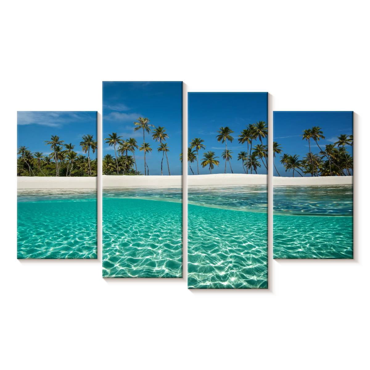 Elephant Stock Crystalline Indian Ocean Wall Art - Horizontal Multi ...