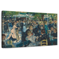 thumbnail image 1 of Elephant Stock Dance At Le Moulin De La Galette Wall Art - Horizontal Canvas Wall Art - Lobby Wall Decor - People Canvas - Teal And Green Decor By Pierre Auguste Renoir - 24" x 16", 1 of 8